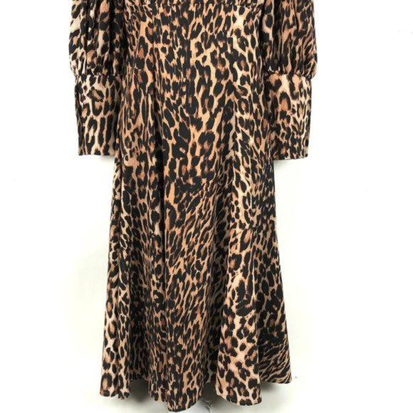 N DUO ShopBop Lady Leopard Di Dress size 38 NWT - Picture 3 of 13